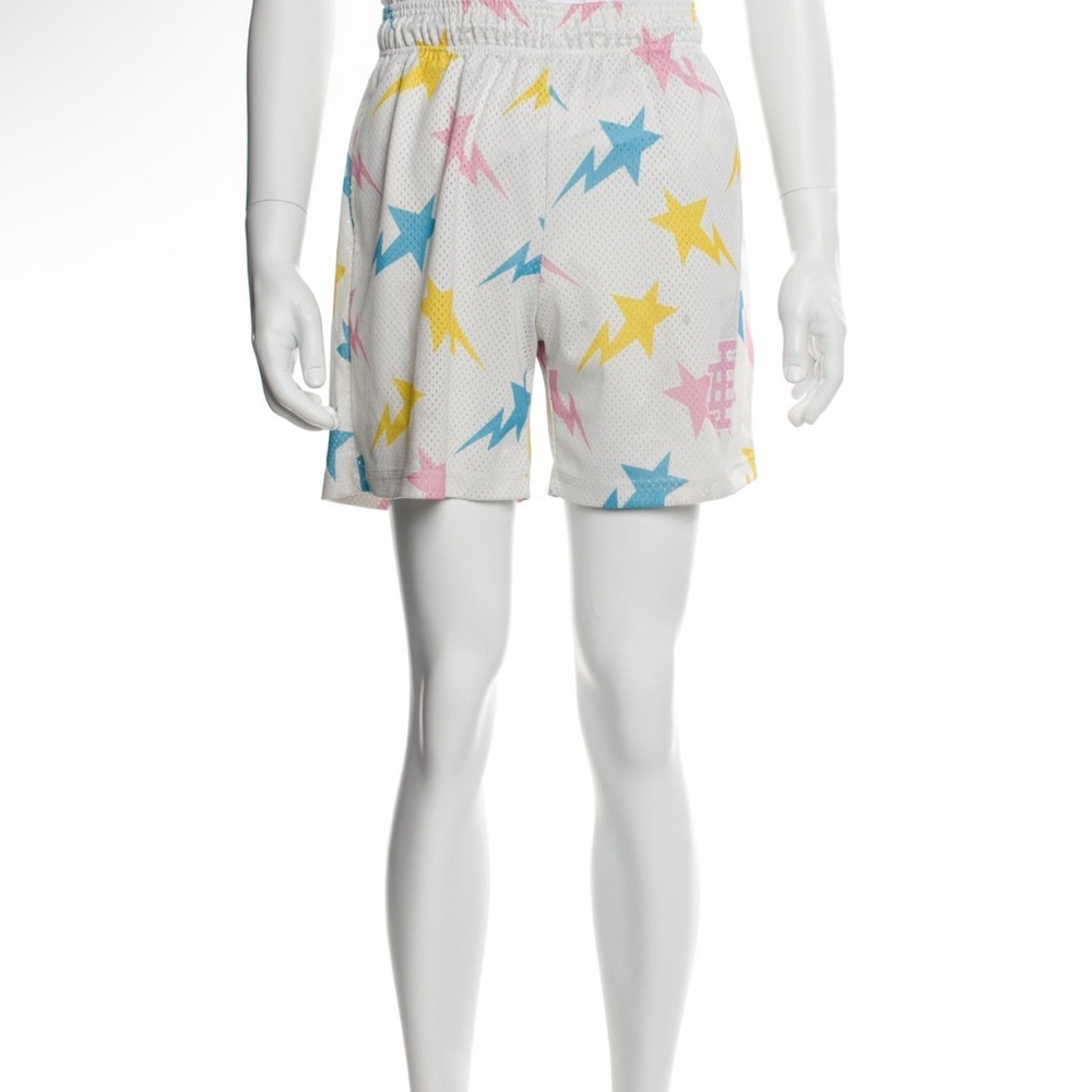 Eric Emanuel Lightning Bolt Patterned Shorts - image 3